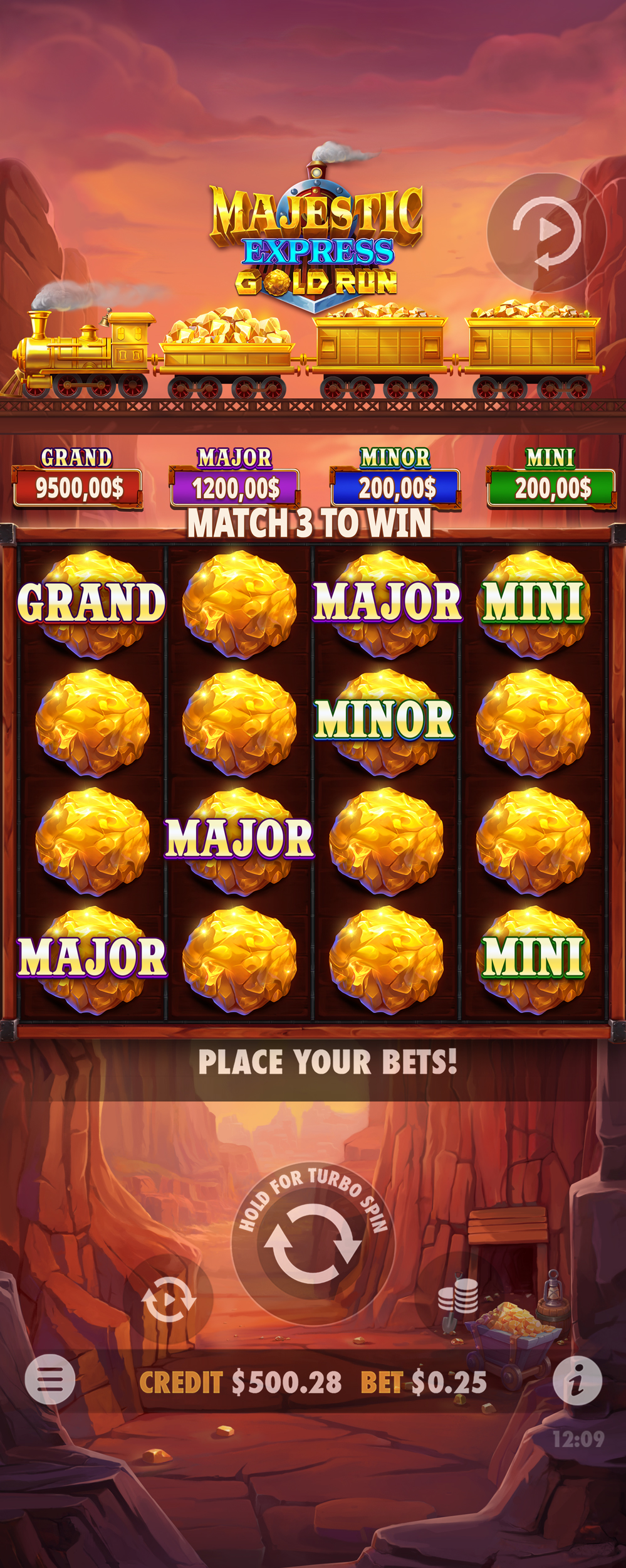 Majestic Express - Gold Run - screenshot with slot description 7